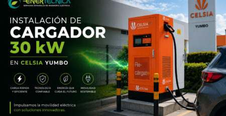 Instalación de cargadores eléctricos en Yumbo